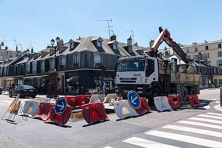 Travaux voirie Verséo renforcement réseau chaleur (carrefour S