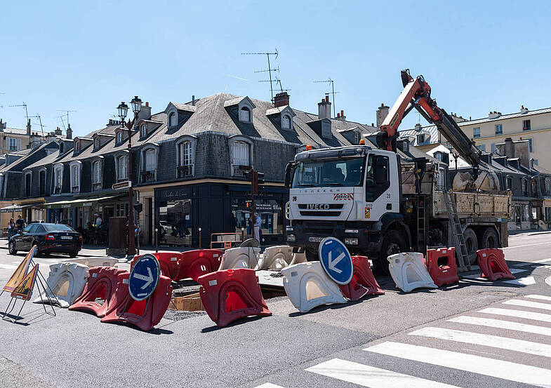 Travaux voirie Verséo renforcement réseau chaleur (carrefour S