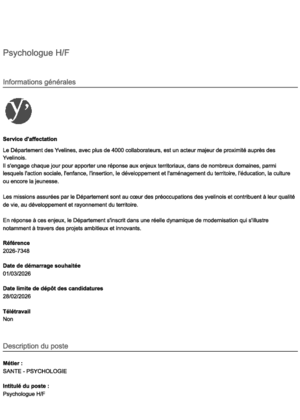 Couverture de Psychologue