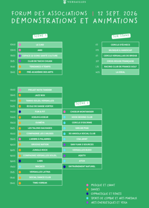 Couverture de Forum des associations 2026 - Programme démonstrations