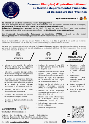 Couverture de Chargé d'operation bâtiment