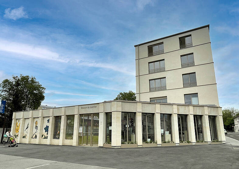 Façade de la maison de quartier Clagny-Glatigny