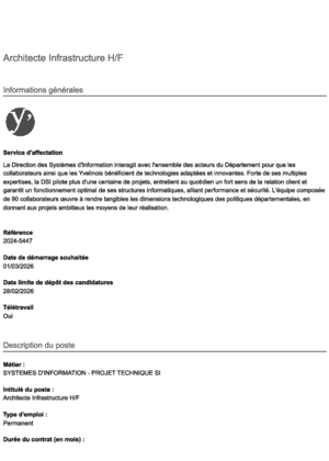 Couverture de Architecte infrastructure