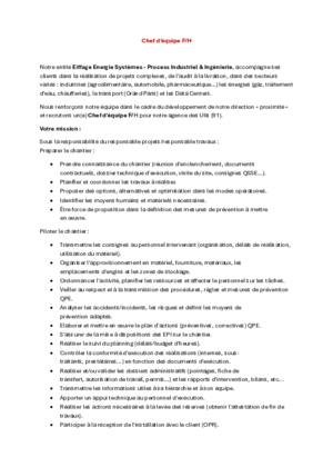 Couverture de Chef d'équipe