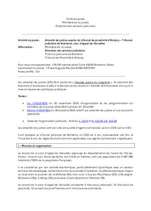 Couverture de Attaché de justice 