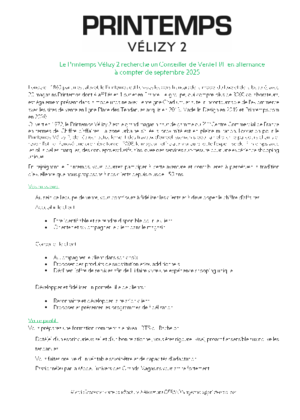 Couverture de Alternance conseiller de vente