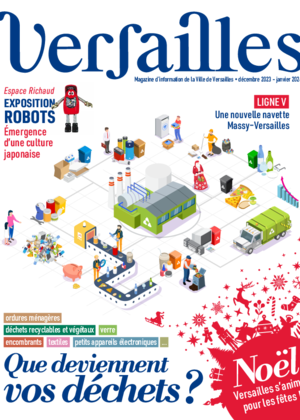 Couverture de Magazine Versailles Décembre 2023 / janvier 2024