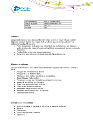 Couverture de Chef d'intervention H/F Rueil Malmaison