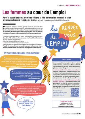 Couverture de Les femmes au cœur de l'emploi