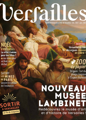 Couverture de Magazine Versailles Décembre 2022 et Janvier 2023