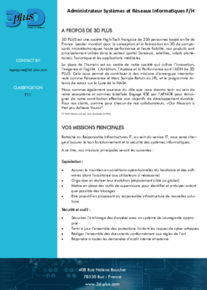 Couverture de Administrateur systemes et réseaux