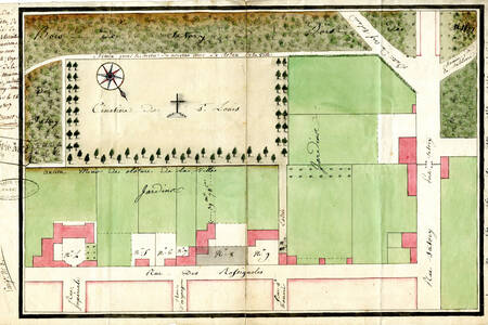 Plan ancien cimetière Saint-louis