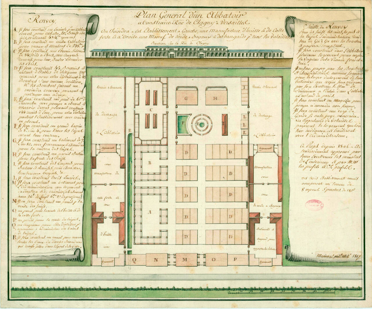 Projet d'abattoir (plan)