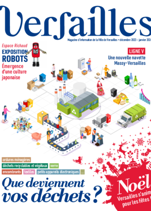 Couverture de Magazine Versailles Décembre 2023 / janvier 2024