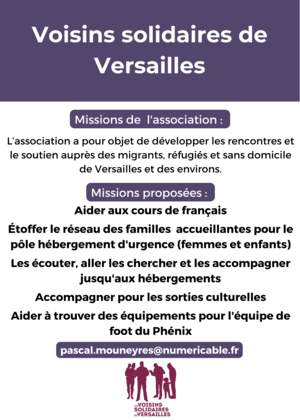 Couverture de Voisins solidaires de Versailles