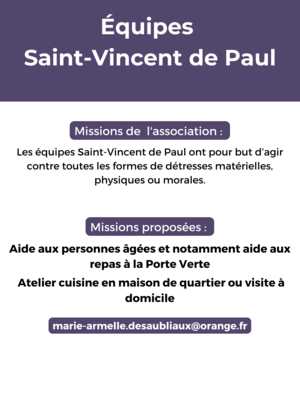 Couverture de Equipes Saint-Vincent de Paul