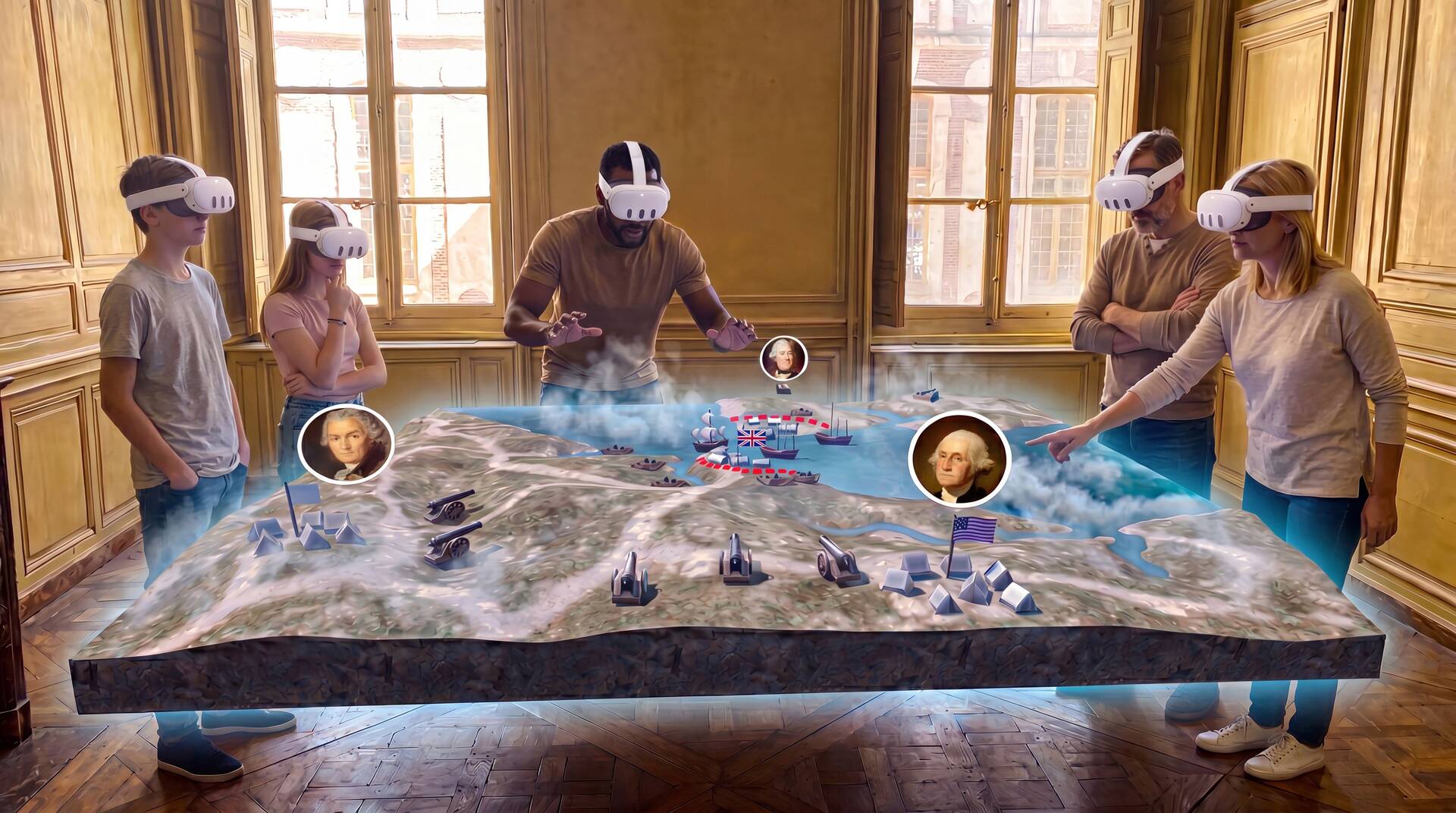 Nouvelle expérience VR 'Lumière de la Liberté' au Château de Versailles
